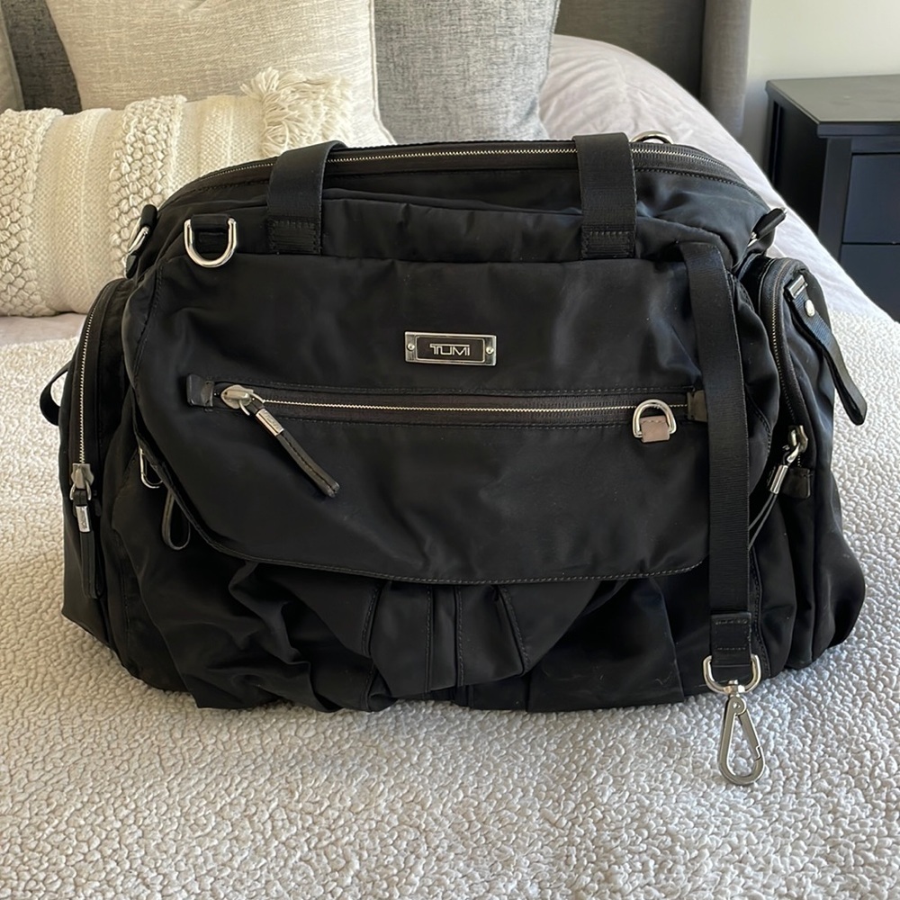Tumi Black Baby Bag